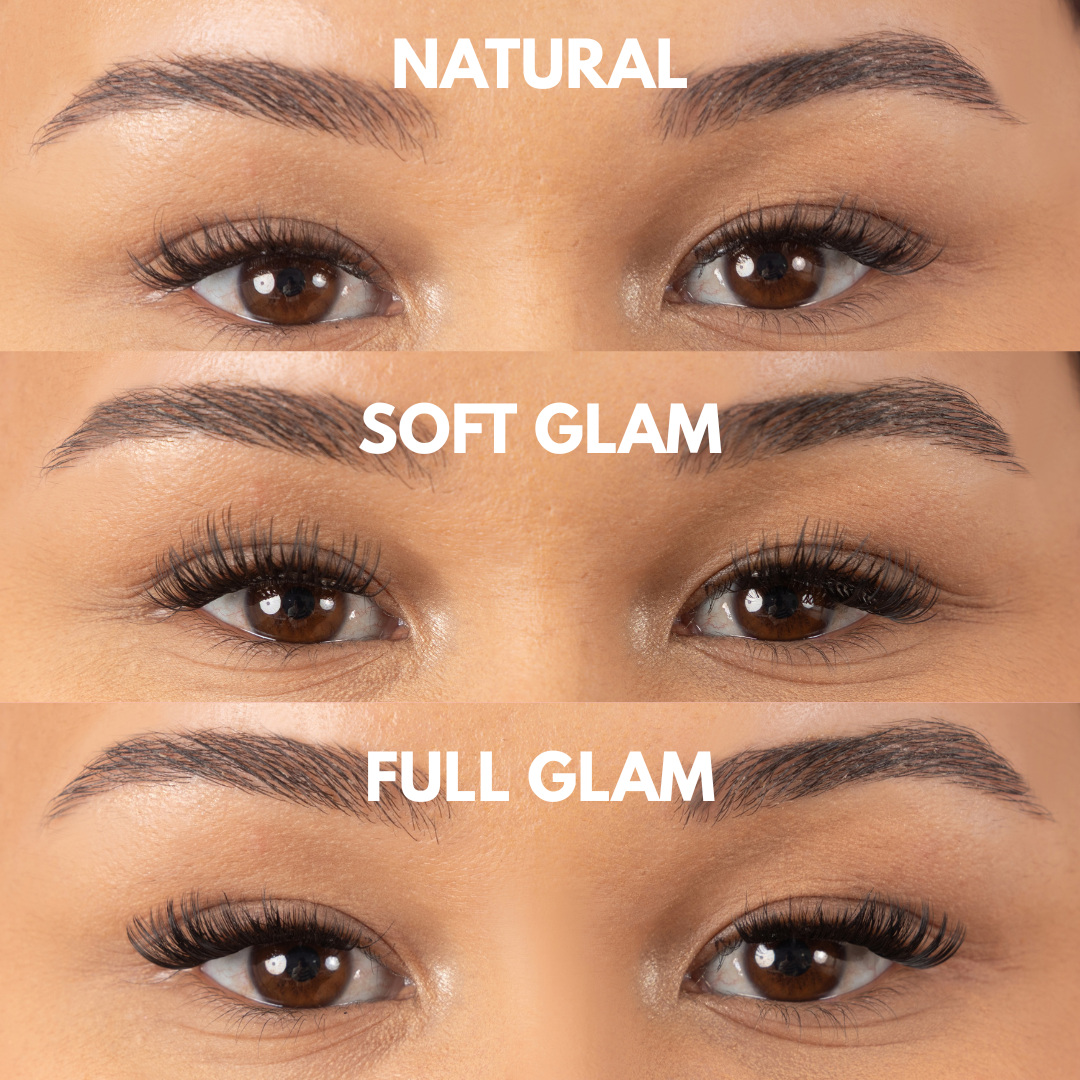 Pre-Glued Cluster Lashes with Applicator