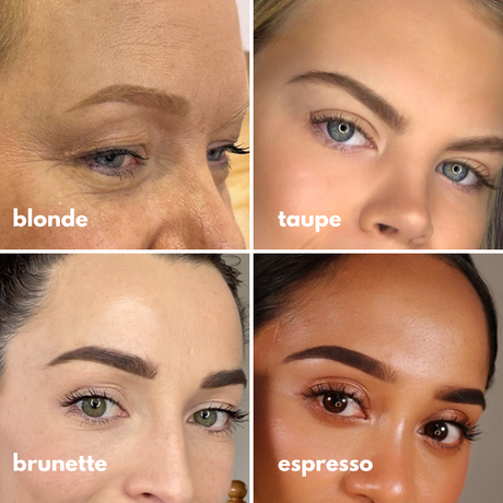 Eyebrow Powder Stamp and Stencil Kit