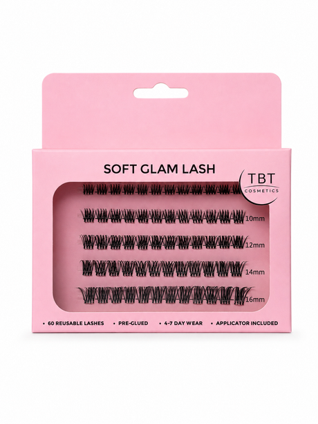 Pre-Glued Cluster Lashes with Applicator