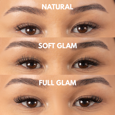 Pre-Glued Cluster Lashes with Applicator