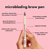 Ultimate Starter Brow: Microblading Pen + 2-in-1 Brow Gel + Dual-Ended Brush