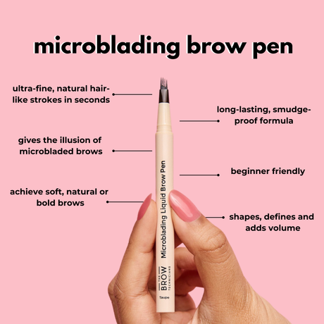 Hair-Stroke Brow Duo: Microblading 4-Tip Brow Pens