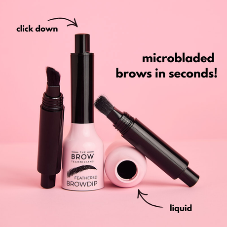 Microbladed Effect Duo: Feathered Brow Dip + Microblading Pen