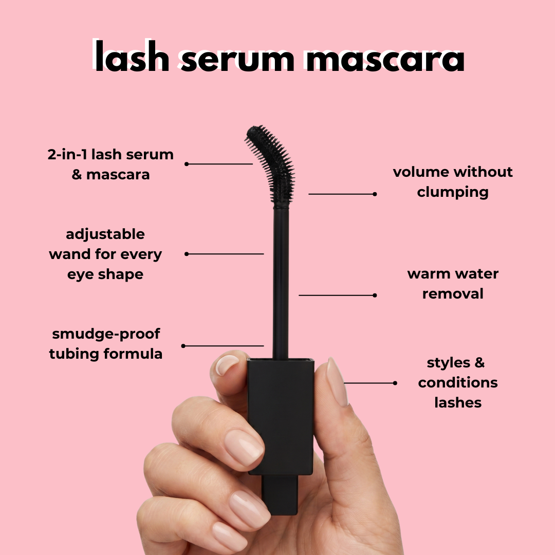 2 In 1 Lash Peptide Mascara with Adjustable Wand