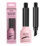 2-in-1 Angled Brush & Dip for Feathered, Hair-Stroke Brows