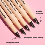 Microbladed Effect Duo: Feathered Brow Dip + Microblading Pen
