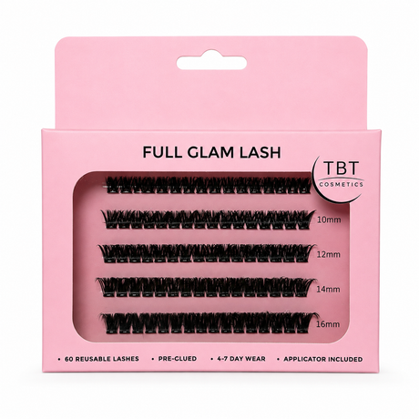 Pre-Glued Cluster Lashes with Applicator