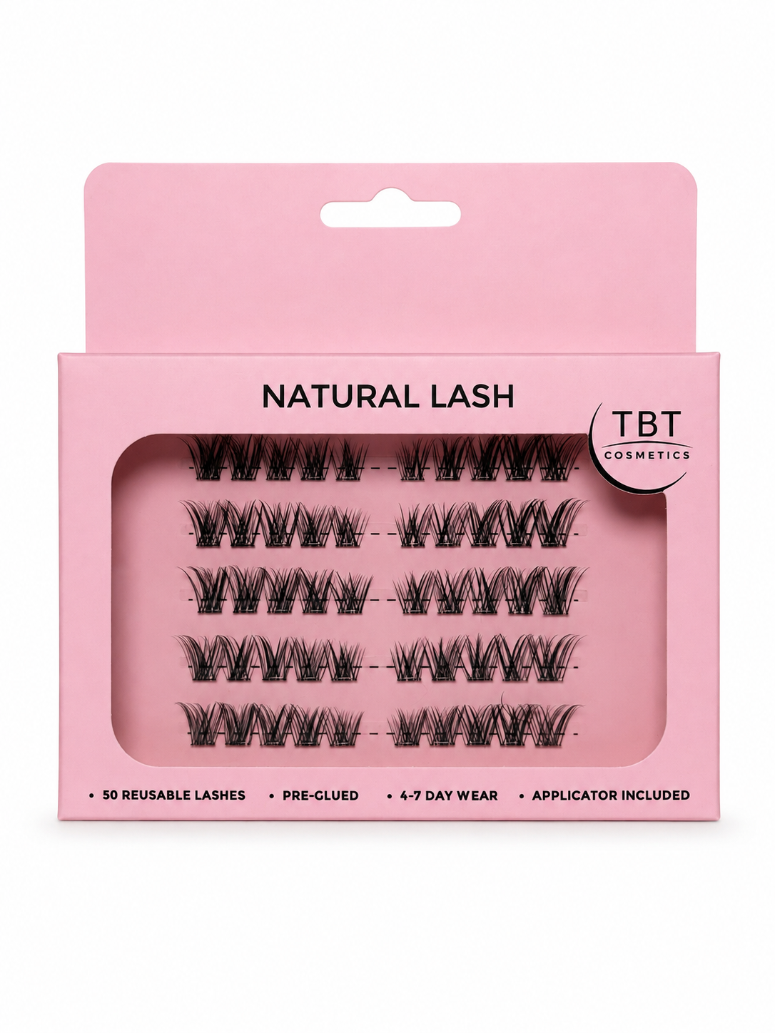 Pre-Glued Cluster Lashes with Applicator