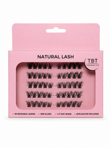 Pre-Glued Cluster Lashes with Applicator