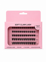 Pre-Glued Cluster Lashes with Applicator